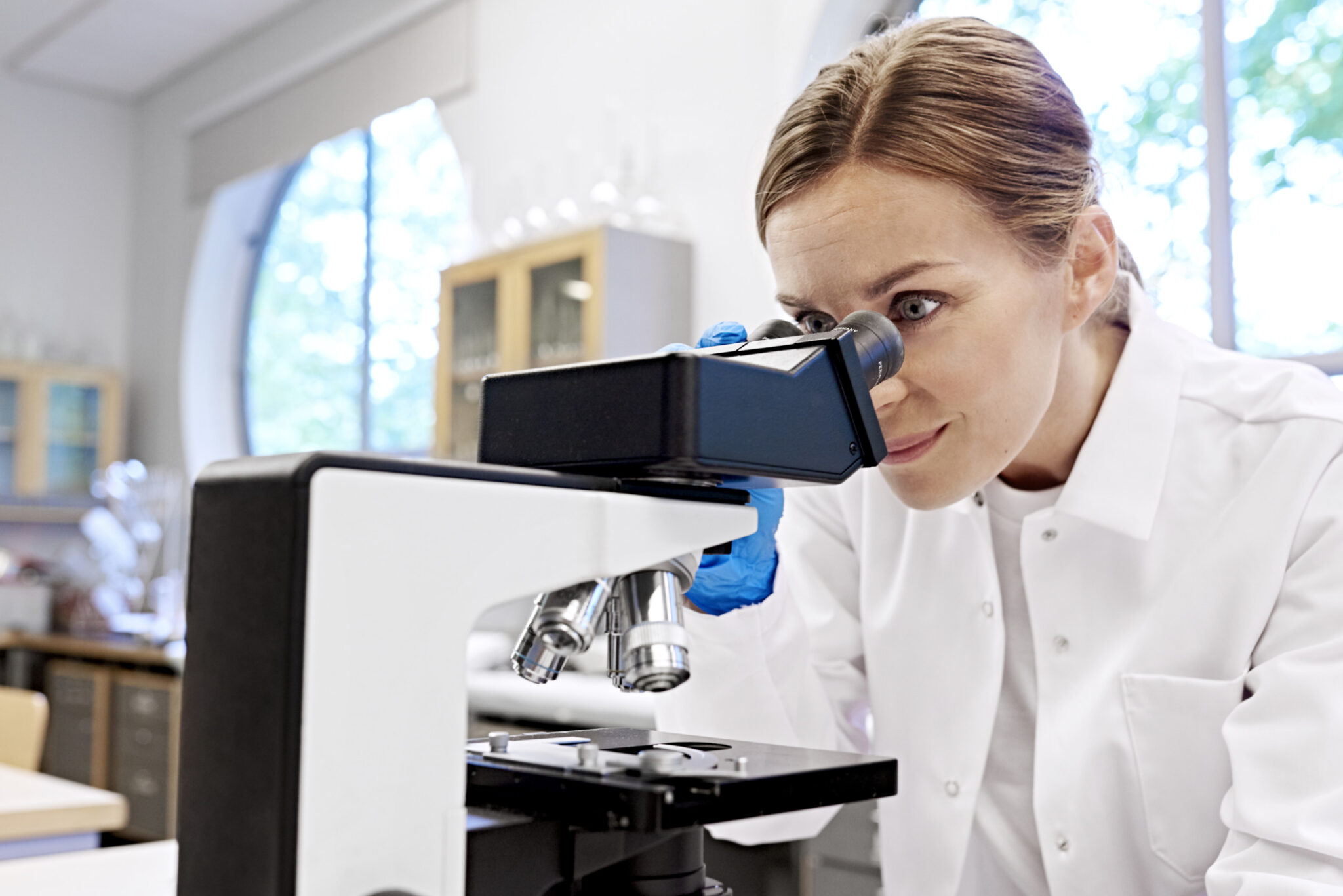 Lab gowning for pharma industry.