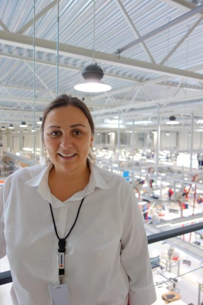 Inga Jaakola, managing Director Lindström Prodem. To educate children about textile waste 