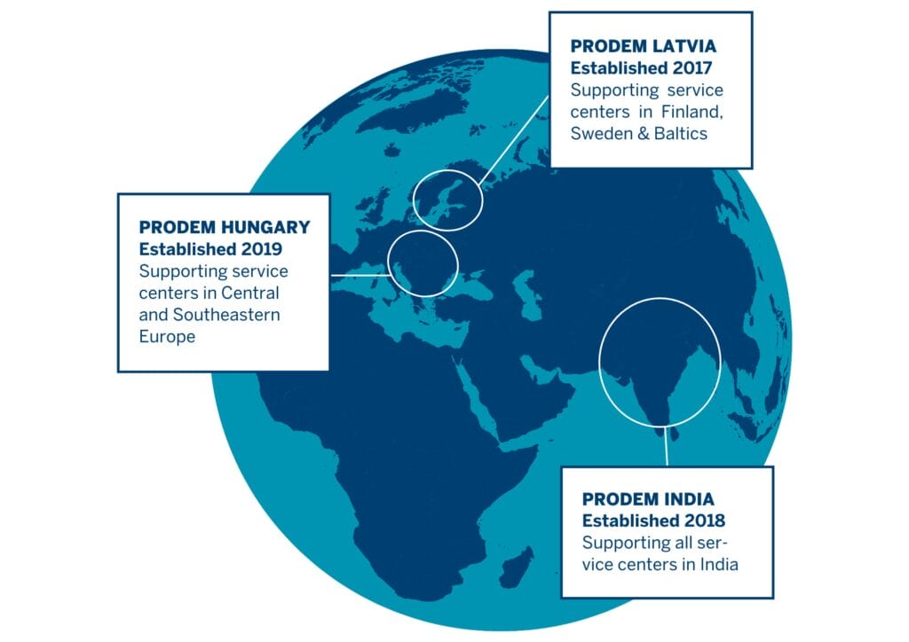 PRODEM locations