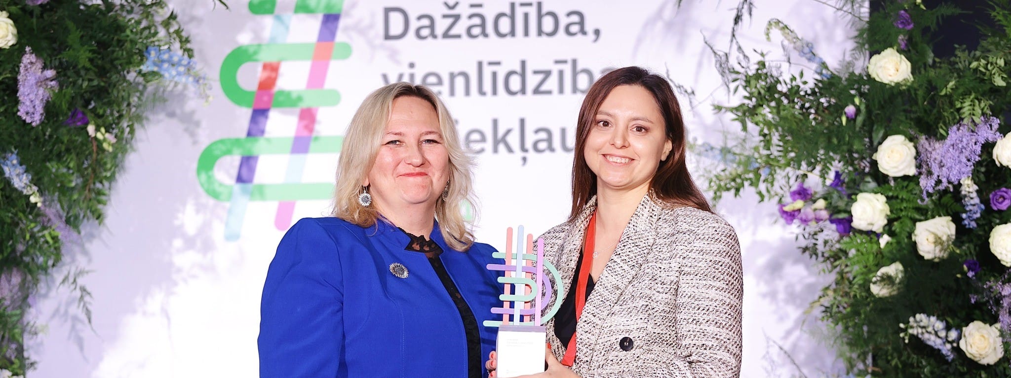 Family Friendly workplace - receiving the award