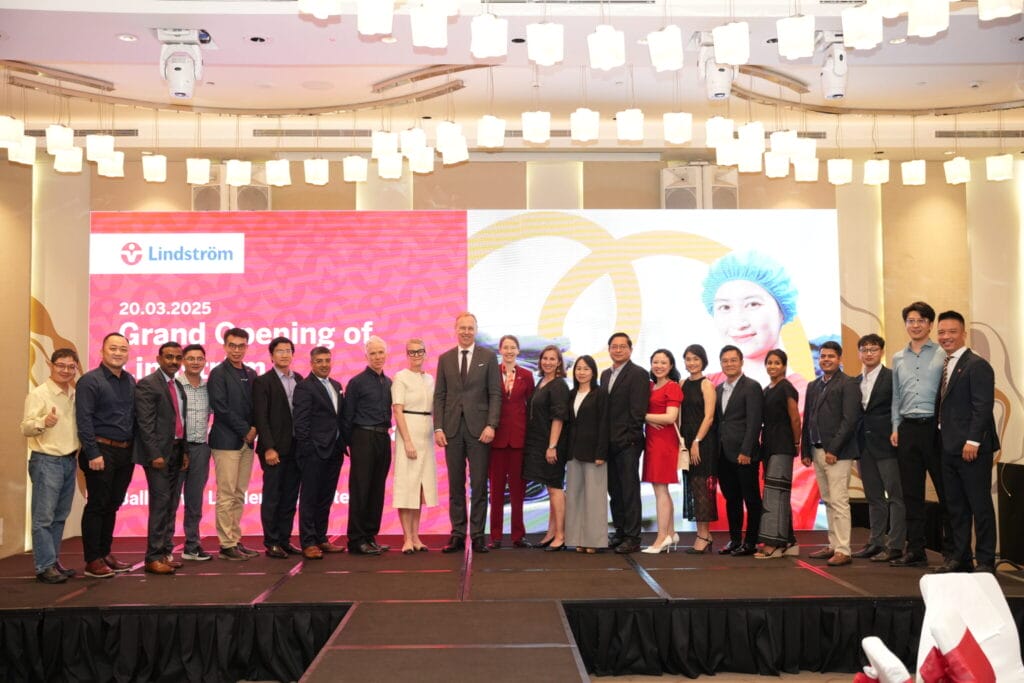 Lindström team and partners at the opening event in Vietnam