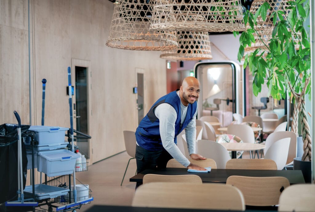 Cleaning textiles service