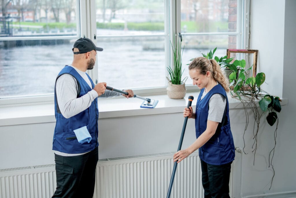 Cleaning textile service