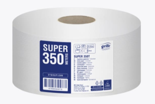 Picture of JUMBO TOILET PAPER 350 M, 2-PL (PR56)