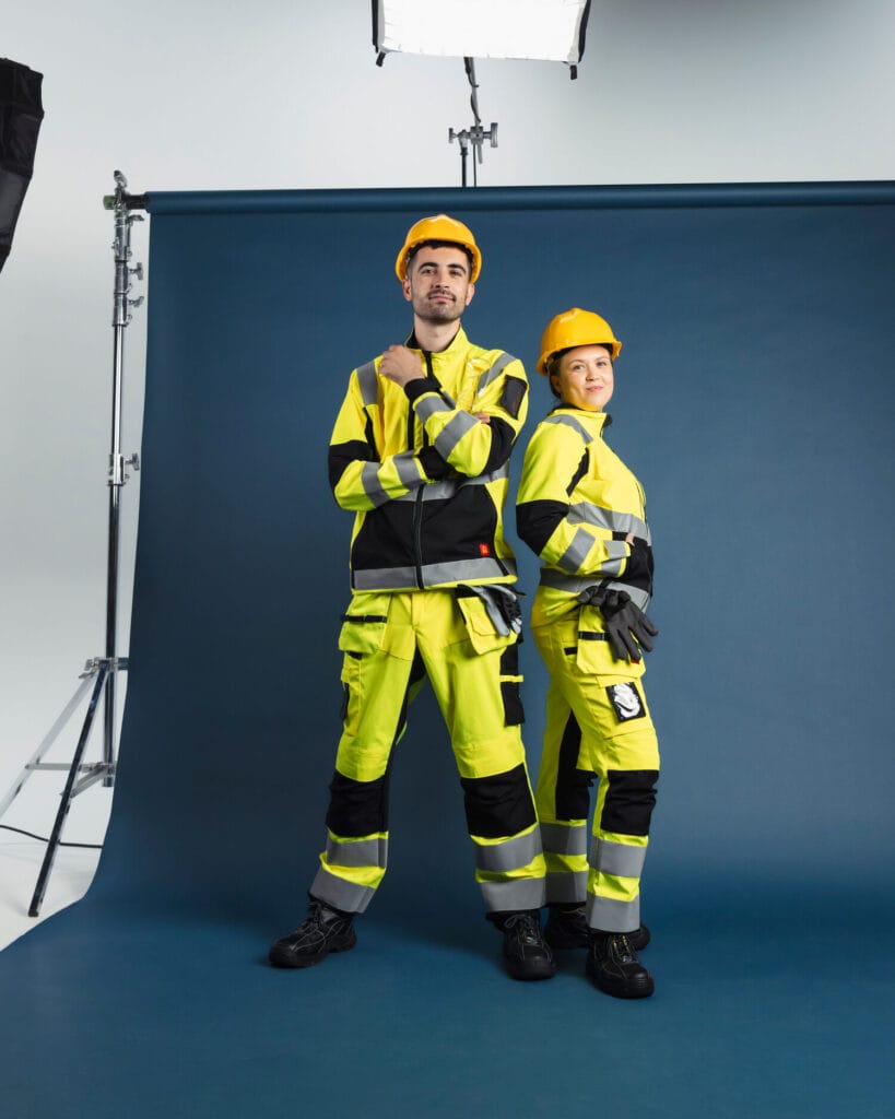 PPE workwear from Lindström - studio shot
