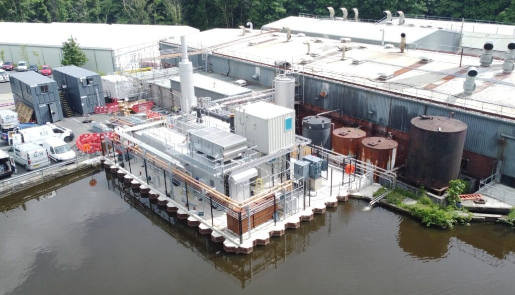 Combined Heat and Power unit waste heat reuse and electricity