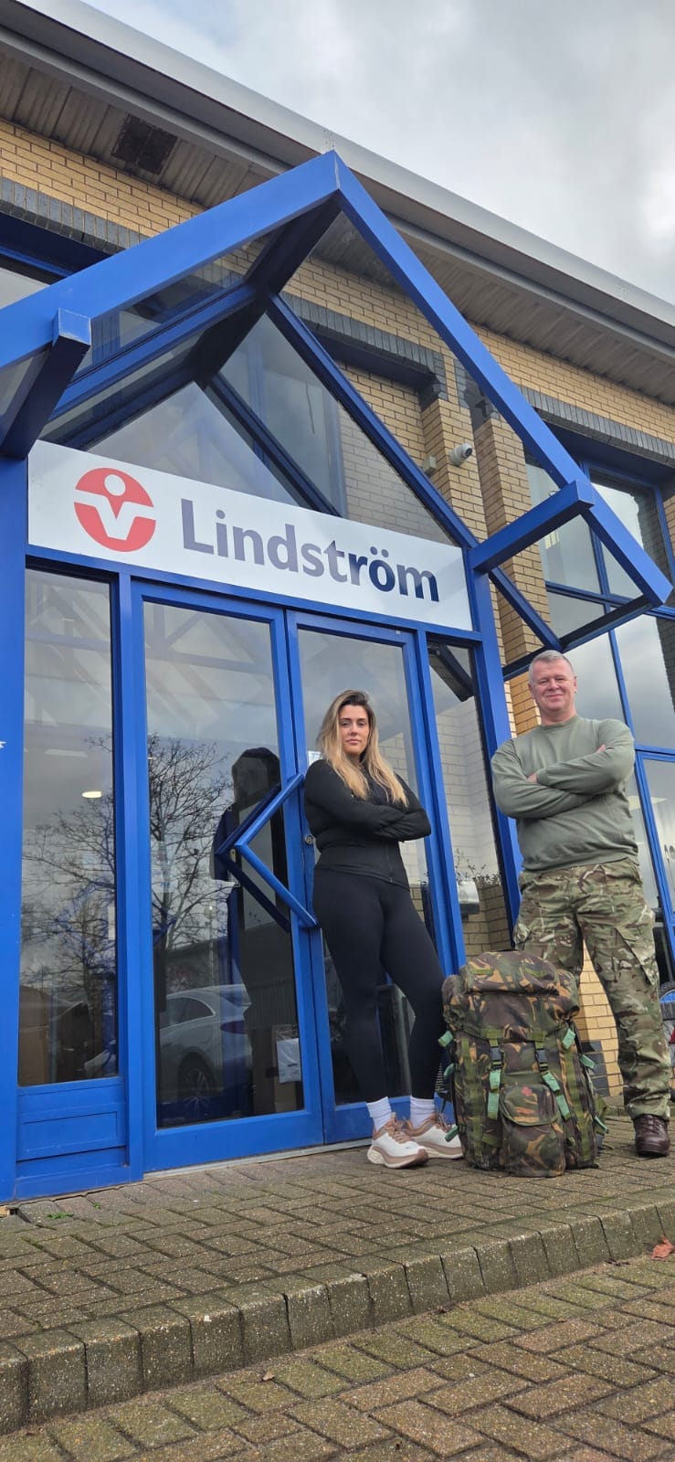 Courtney Juggins and Darren Dalton ready to take on the challenge