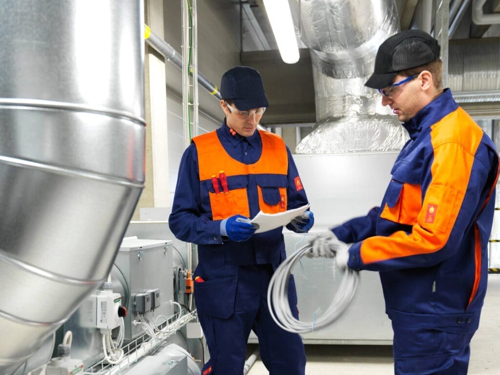 Elektrik uzmanları için ceketler, yelekler ve tulumlar