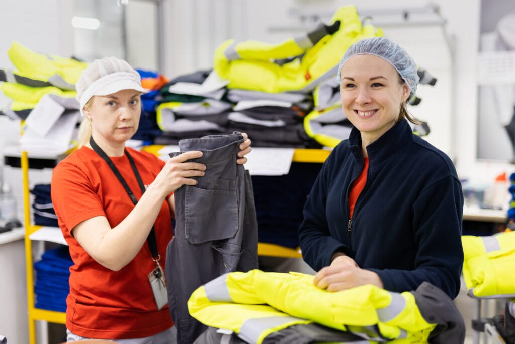 Lindström darbuotojos, prisidedančios prie geros klientų patirties