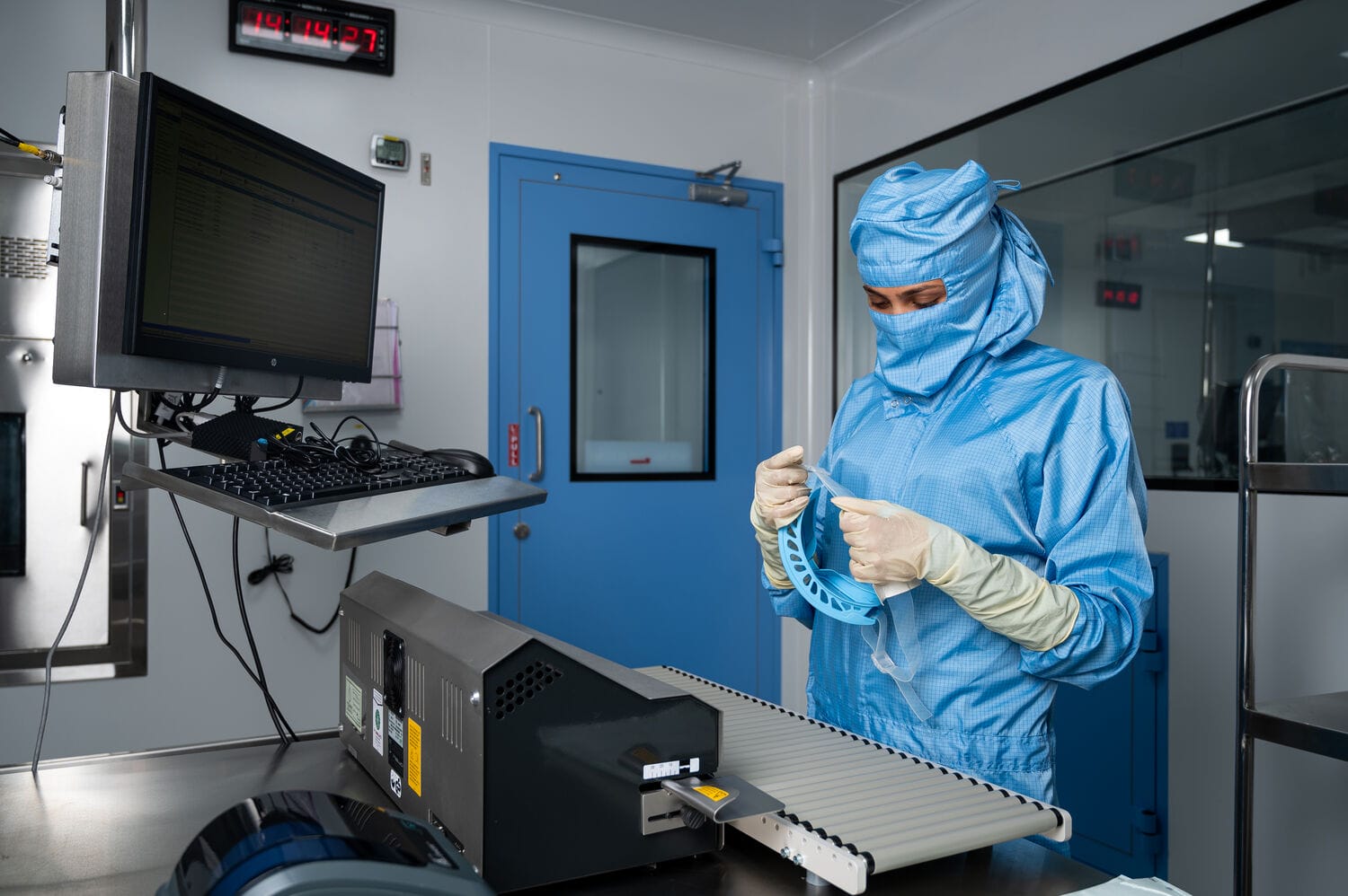 Contamination control strategies, reducing improper gowning