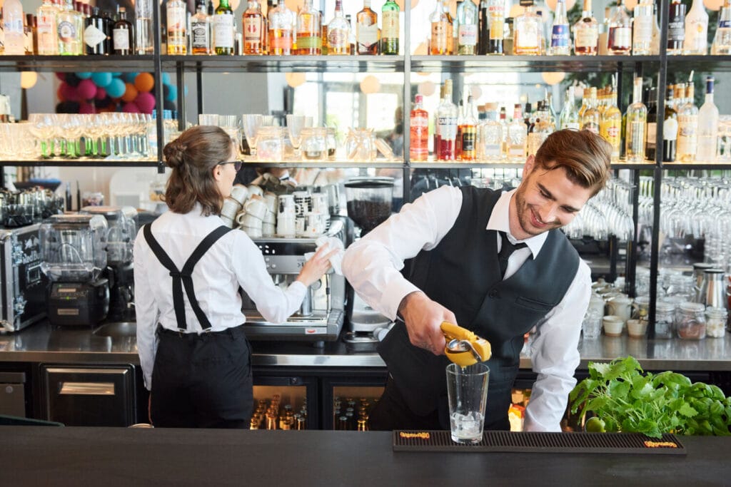 Color psychology in restaurant staff dress