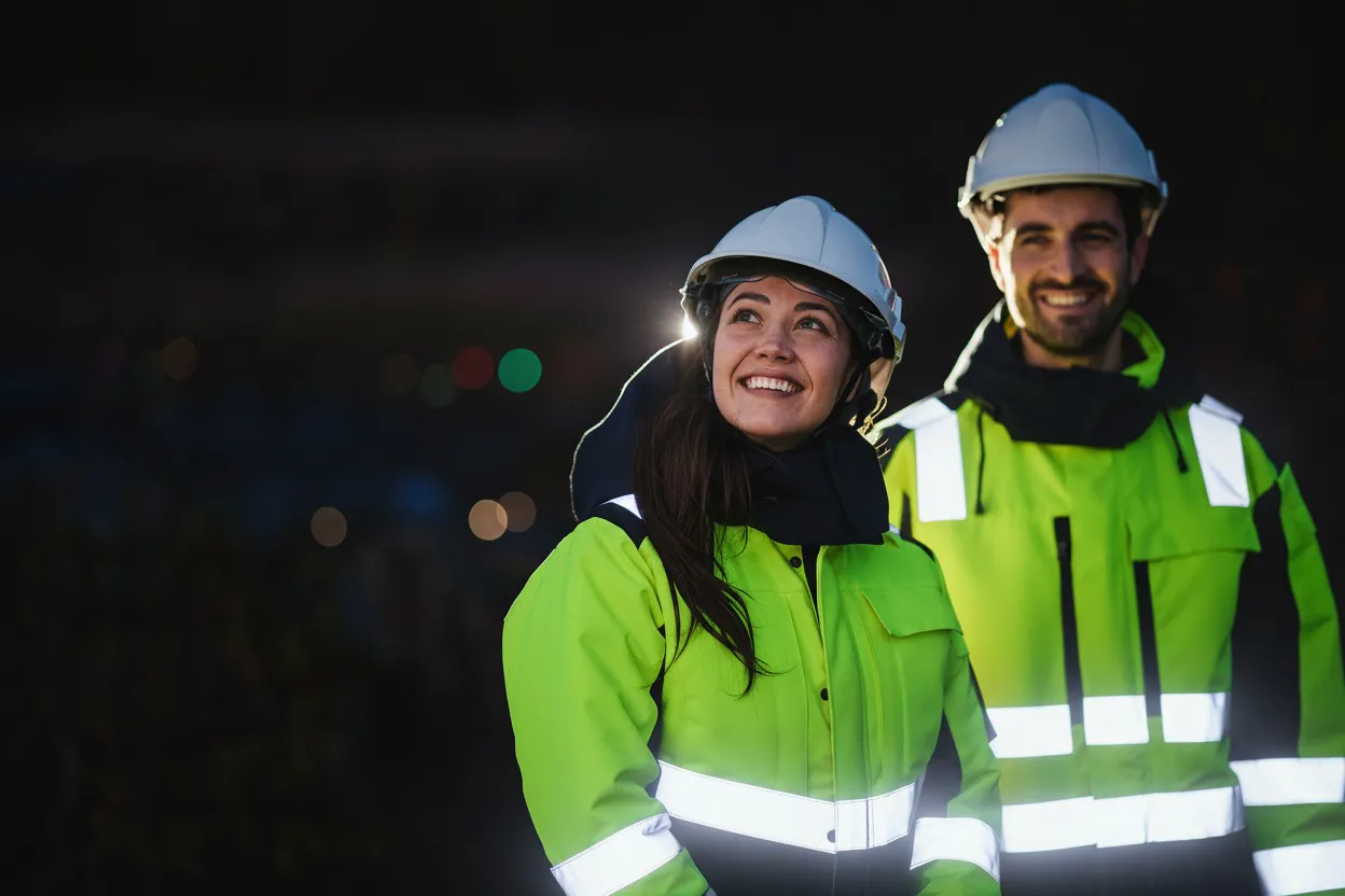 Hi-vis láthatósági munkaruha / hi-vis