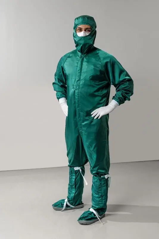 İlaç endüstrisi için temiz oda kıyafetleri