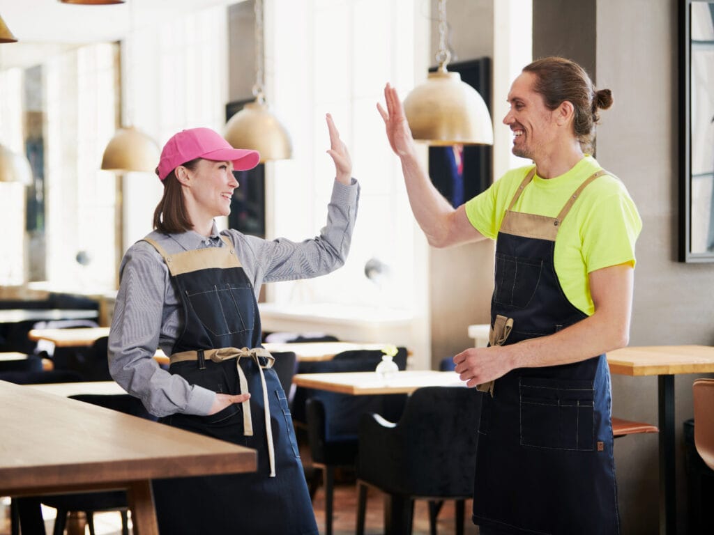 Alla nödvändiga textilier för hotell och restauranger