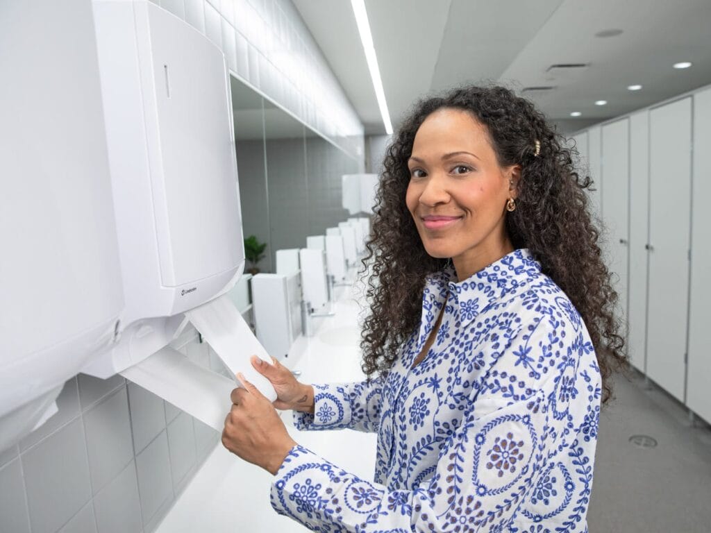 Vår ekologiska och hygieniska service för sanitetsutrymmen förbättrar effektiviteten
