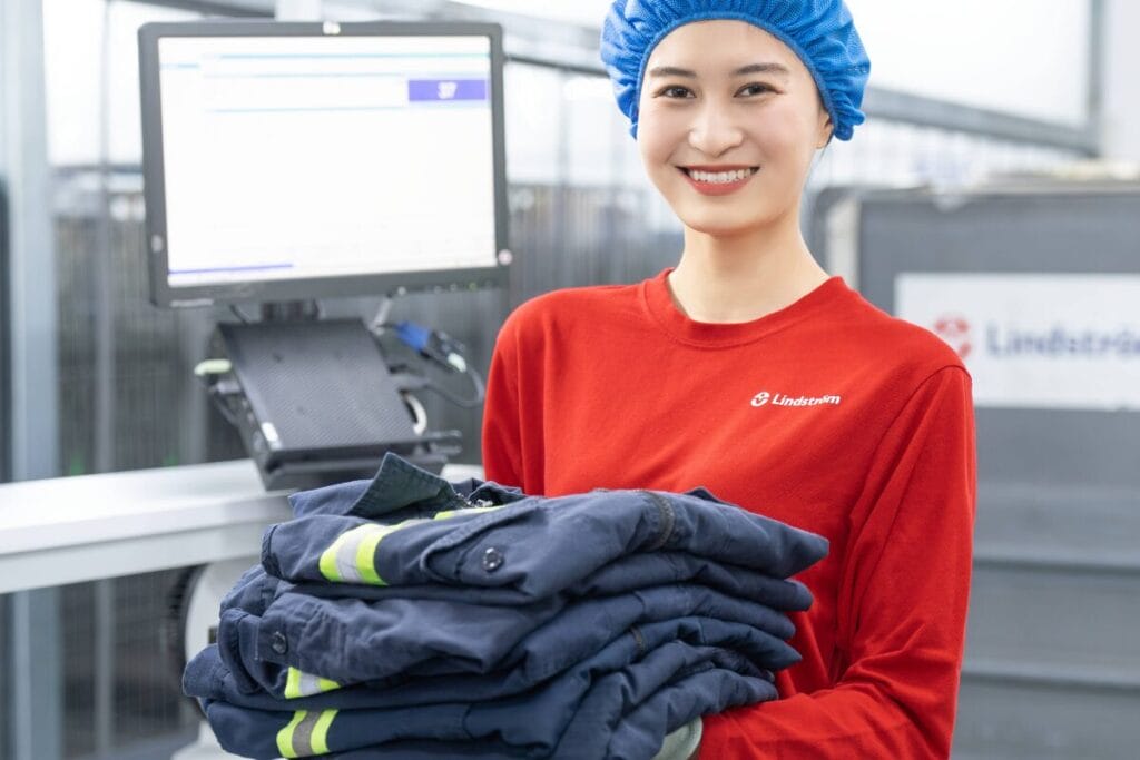 quy trình giặt công nghiệp