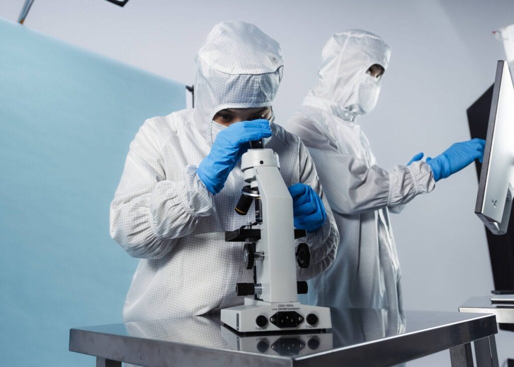 áo bảo hộ chống tĩnh điện lab