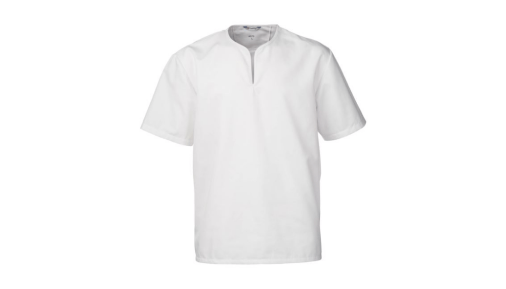 Kortärmad arbets-T-shirt för bagare