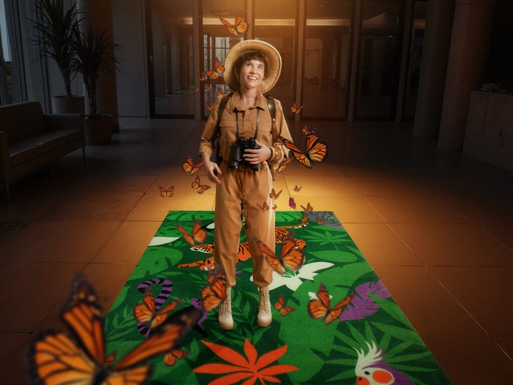 Koska design-vaihtomatot tuovat tunnelmaa, niillä voi myös sisustaa. Suunnittele kanssamme sisustukseenne sopivat tunnelmamatot!